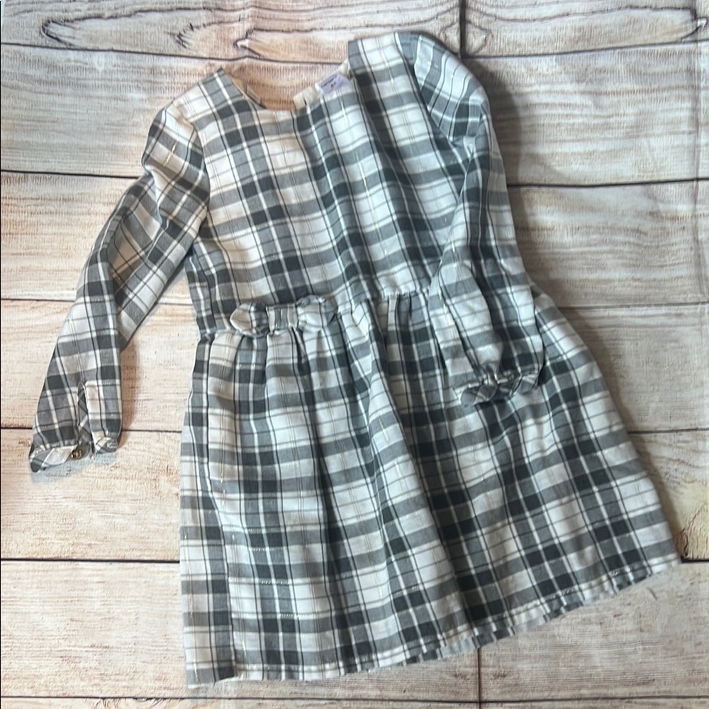 Carter's Gray and White Casual Dress